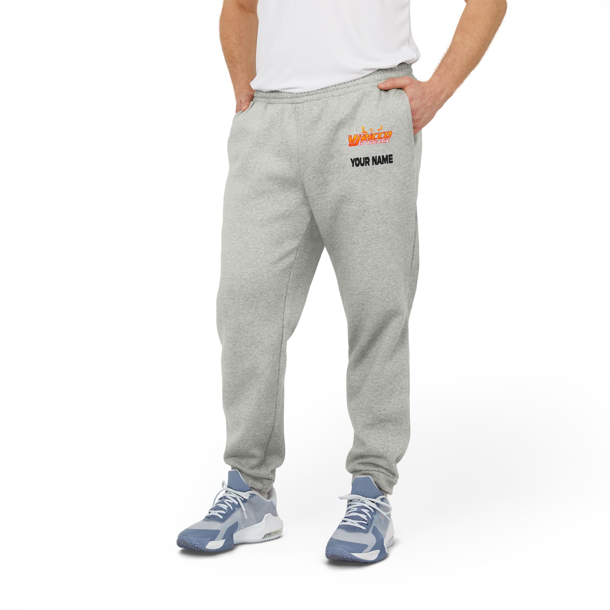 "VJ Ricco"π€ Personalized Adidas Fleece Joggers β Custom Comfort, Street-Ready Style